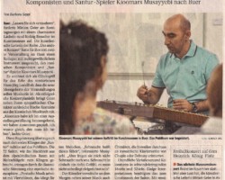 Kioomars Musayyebi Zeitung Gelsenkirchen